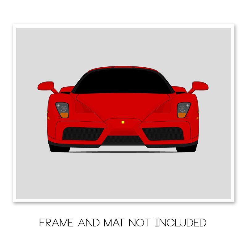 Ferrari Enzo Supercar (2002-2004) Poster