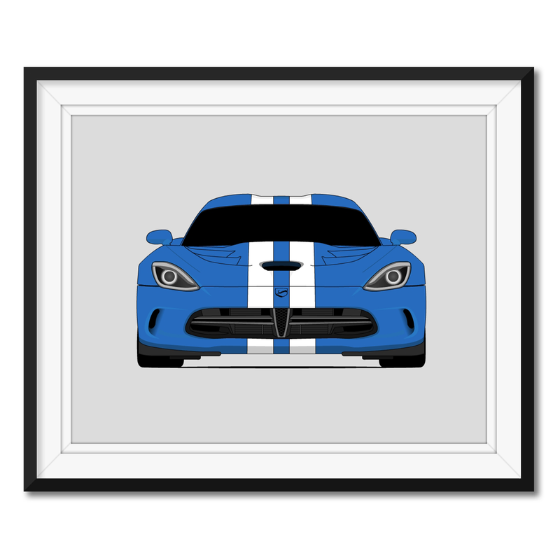Dodge Viper VX (2013-2017) 5th Generation Poster