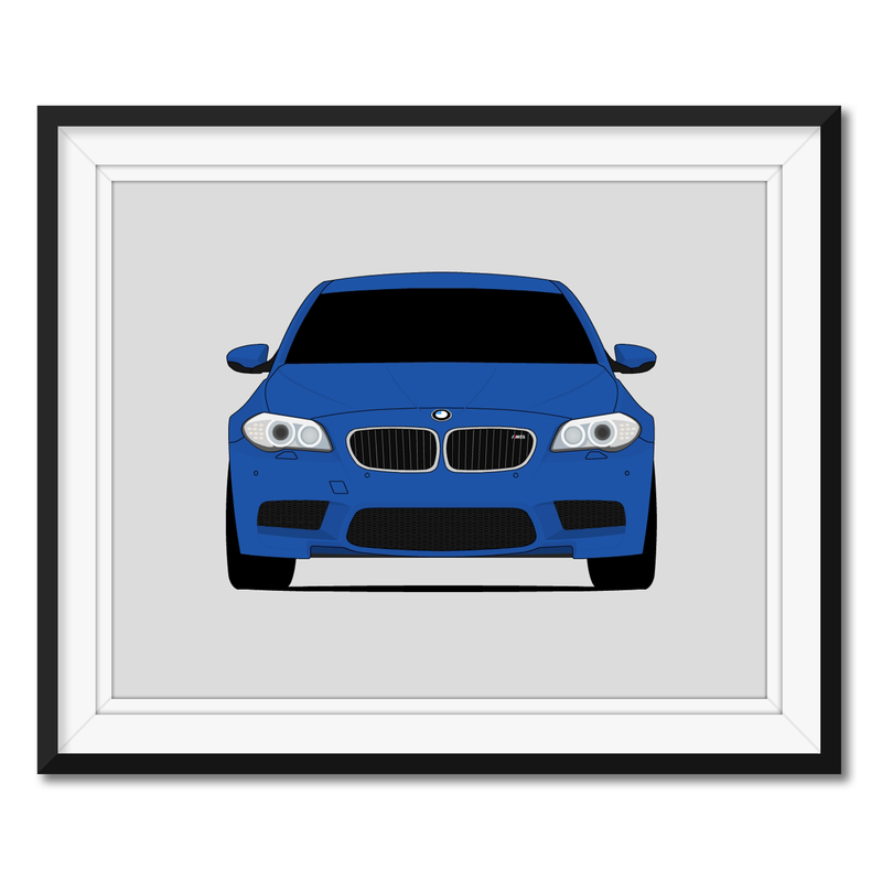 BMW M5 F10 (2011-2016) Poster
