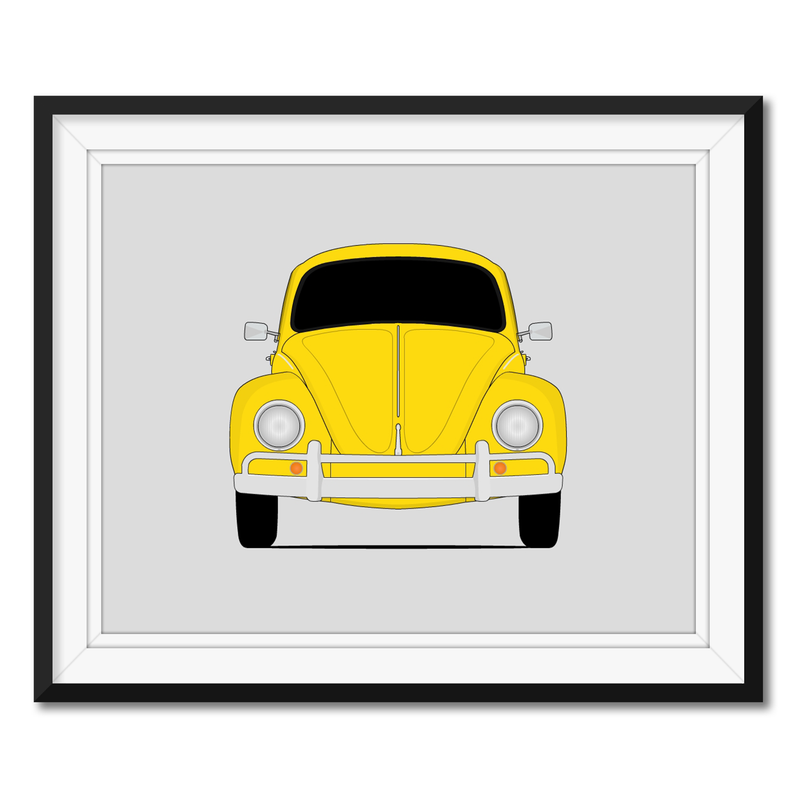 Volkswagen Beetle Classic (1950-1959) VW Bug Type 1 Poster