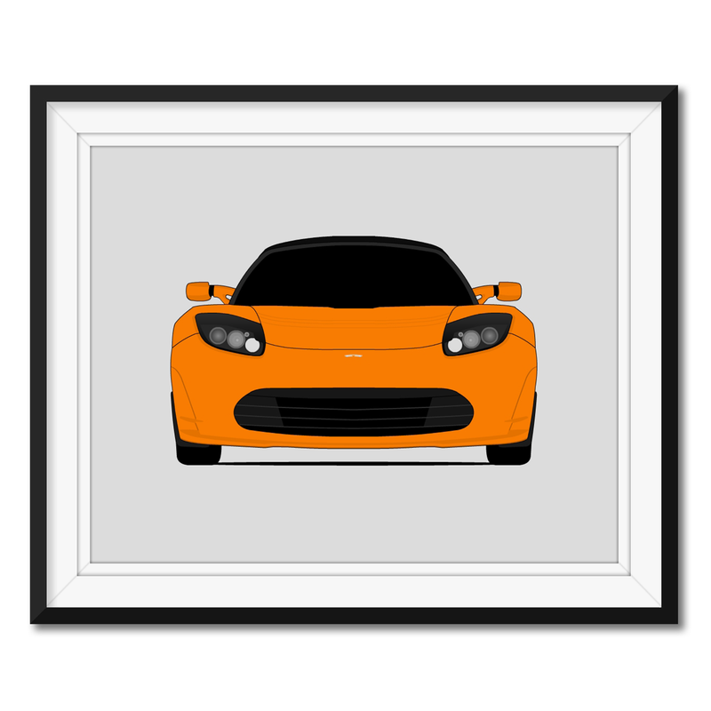 Tesla Roadster (2008-2012) 1st Generation Poster