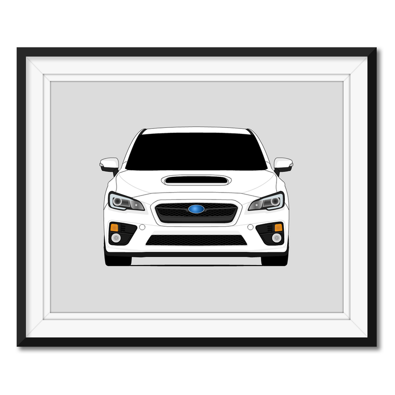 Subaru WRX G4 (2015-2017) 4th Generation Poster