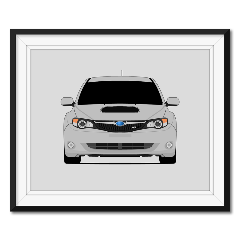 Subaru WRX G3 (2008-2010) Poster