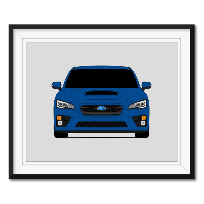 Subaru STI G4 (2015-2017) 4th Generation Poster