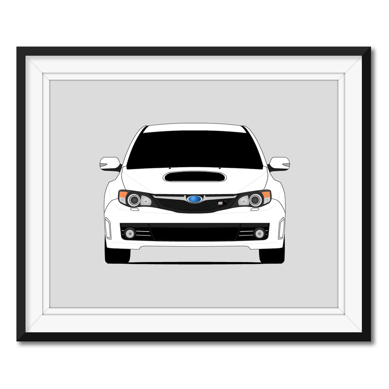 Subaru STI G3 (2008-2010) Poster