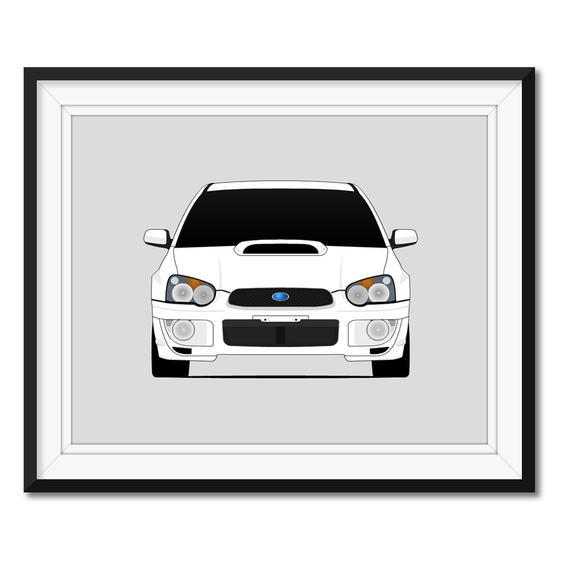 Subaru WRX G2 Blobeye (2003-2004) Poster