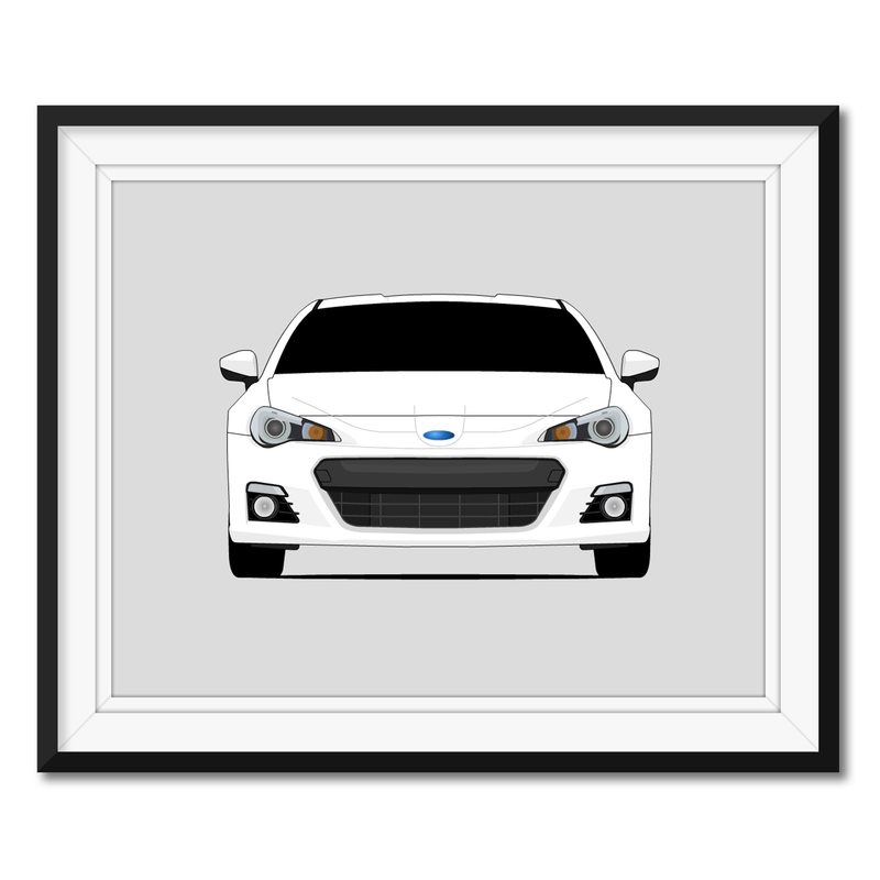 Subaru BRZ (2012-2016) Poster