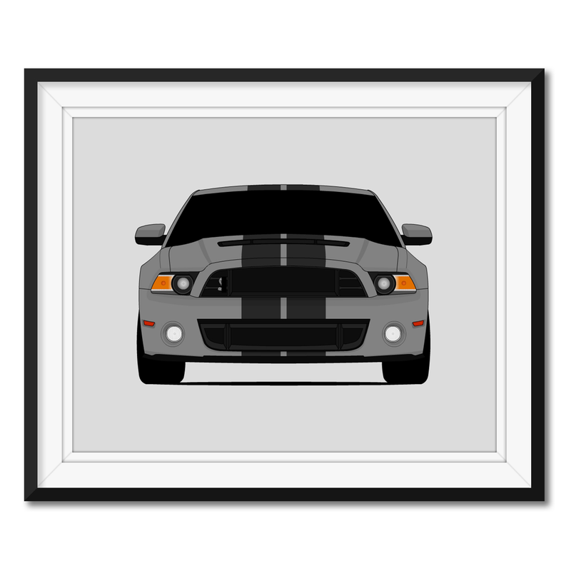 Ford Mustang Shelby GT500 (2013-2014) S197 II Poster