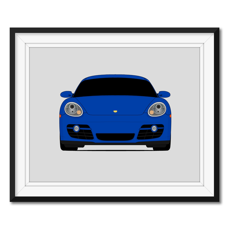 Porsche Cayman S 987 (2005-2008) Poster
