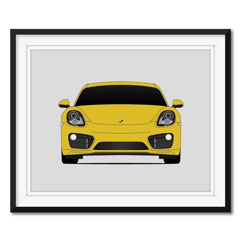 Porsche Cayman S 981 (2012-2016) Poster
