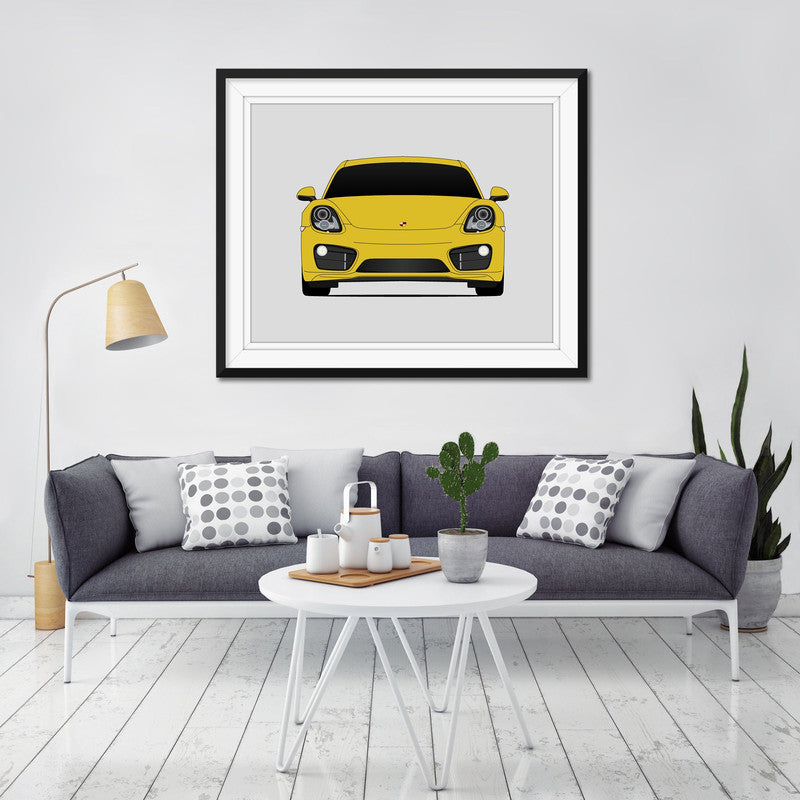 Porsche Cayman S 981 (2012-2016) Poster