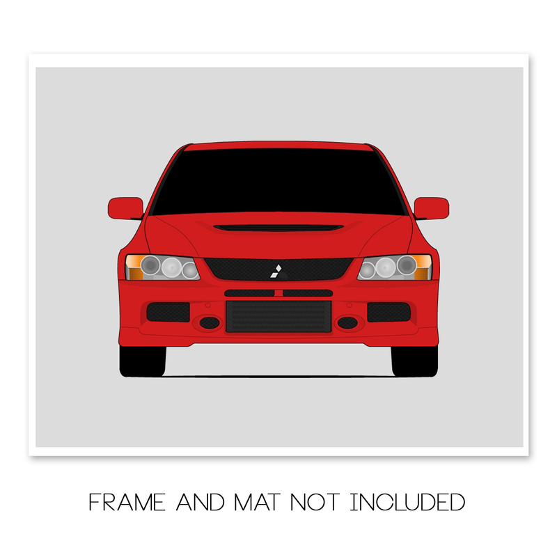 Mitsubishi Lancer Evolution IX CT9A (2005-2007) Poster