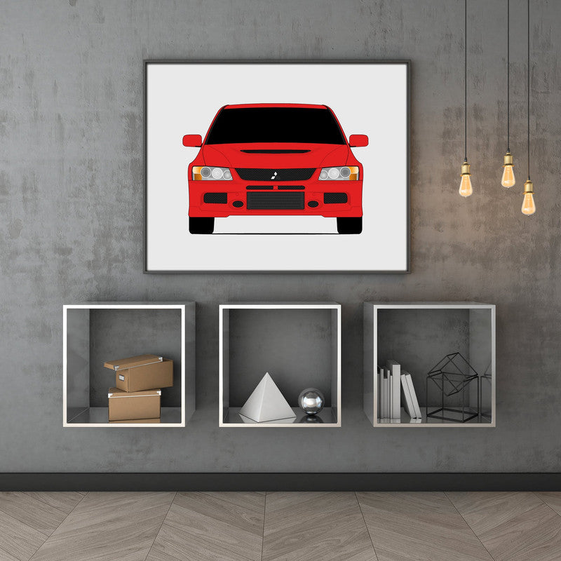 Mitsubishi Lancer Evolution IX CT9A (2005-2007) Poster