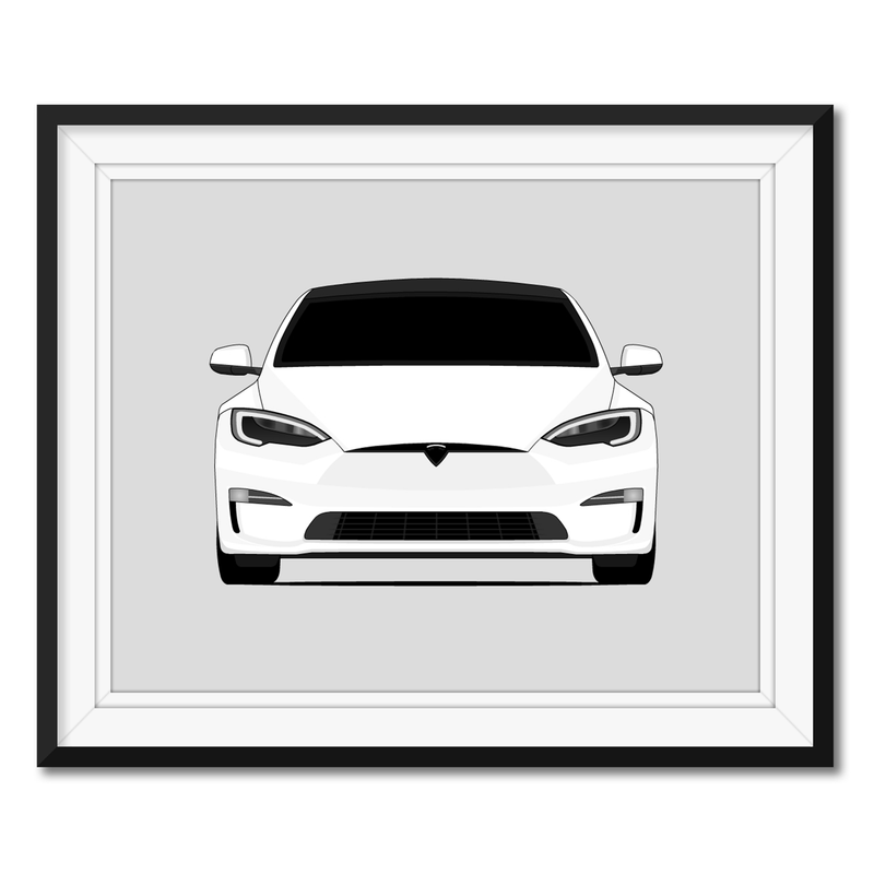 Tesla Model S (2021-Present) Facelift 2 Poster