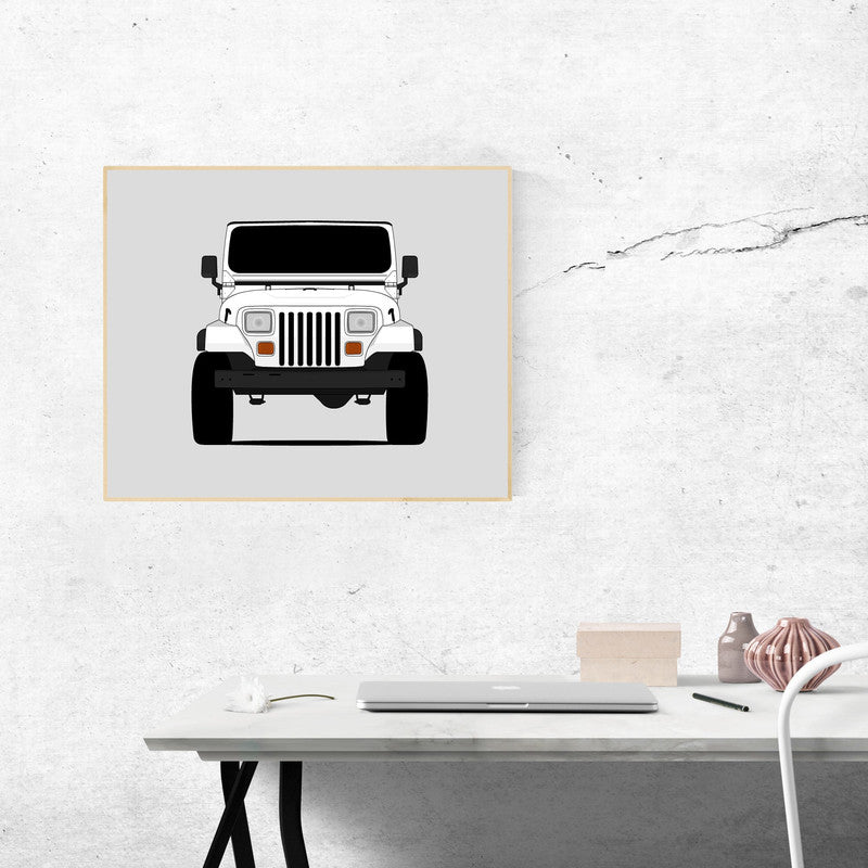 Jeep Wrangler YJ (1987-1995) 1st Generation Poster