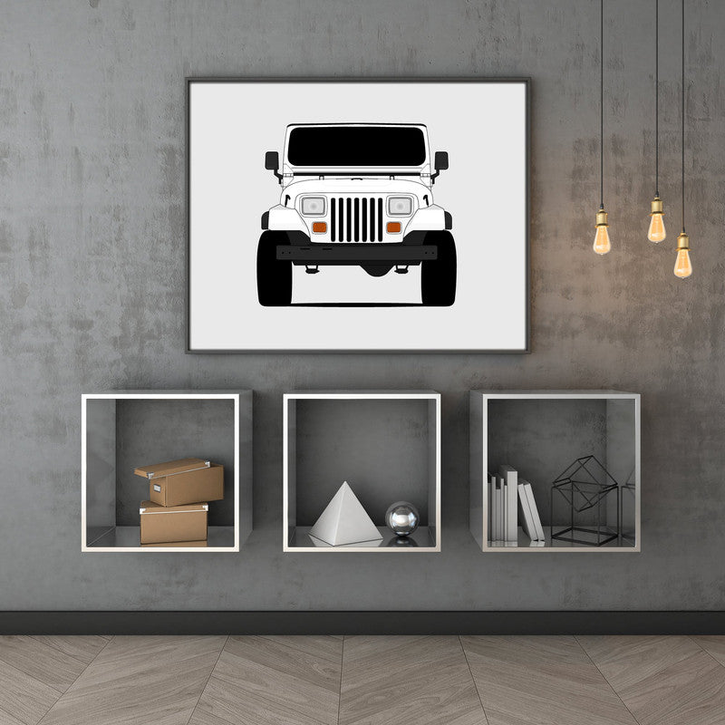 Jeep Wrangler YJ (1987-1995) 1st Generation Poster