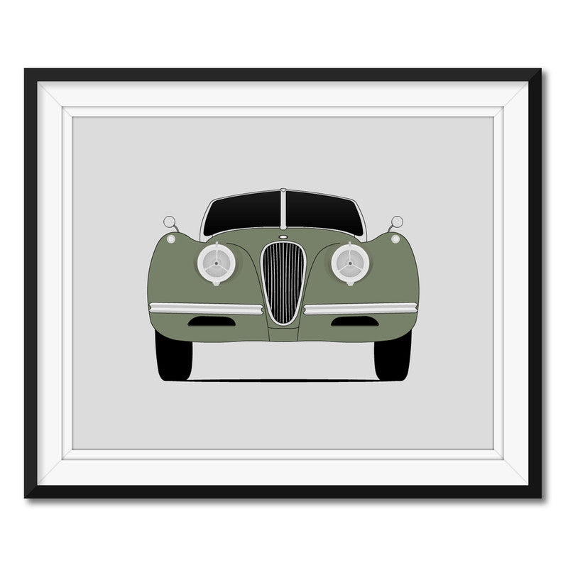 Jaguar XK 120 (1948-1954) Poster