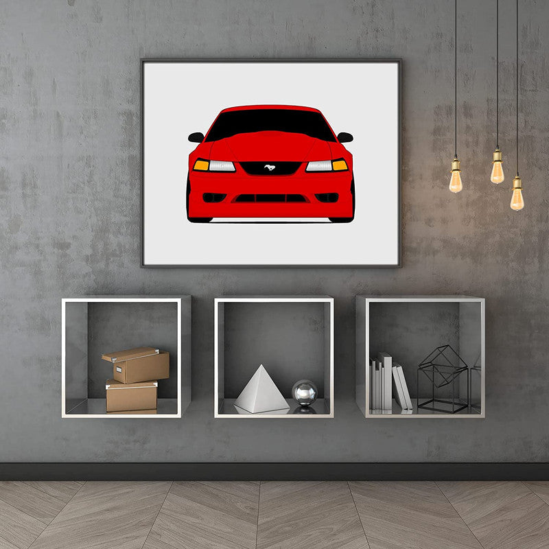 Ford Mustang SVT Cobra R (2000) SN95 Poster