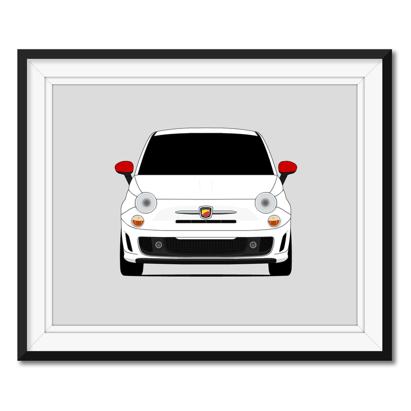 Fiat 500 Abarth (2008-2015) Poster