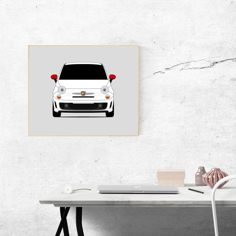Fiat 500 Abarth (2008-2015) Poster