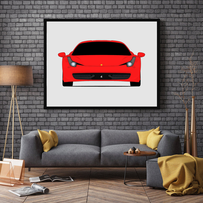 Ferrari 458 Italia Speciale (Spider) (2010-2015) Poster