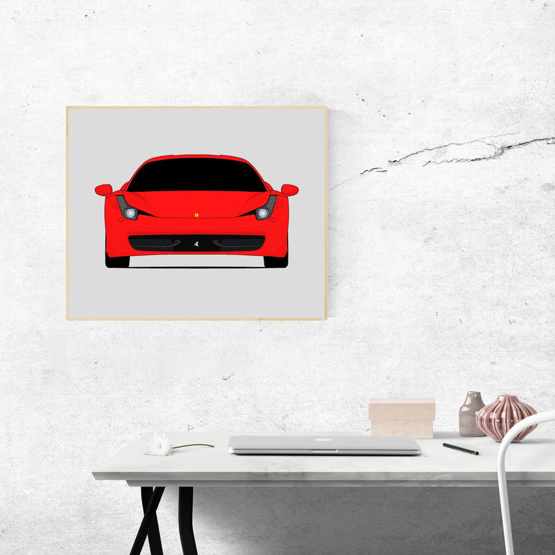Ferrari 458 Italia Speciale (Spider) (2010-2015) Poster