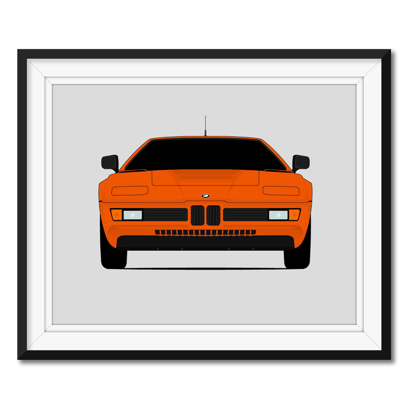 BMW M1 E26 (1978-1981) Poster
