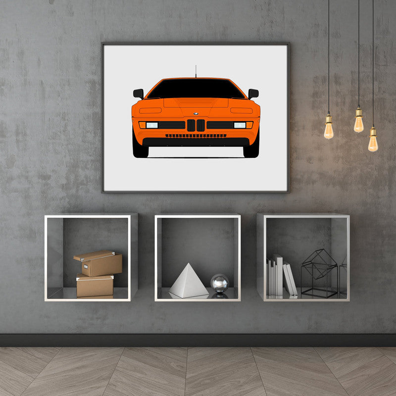 BMW M1 E26 (1978-1981) Poster