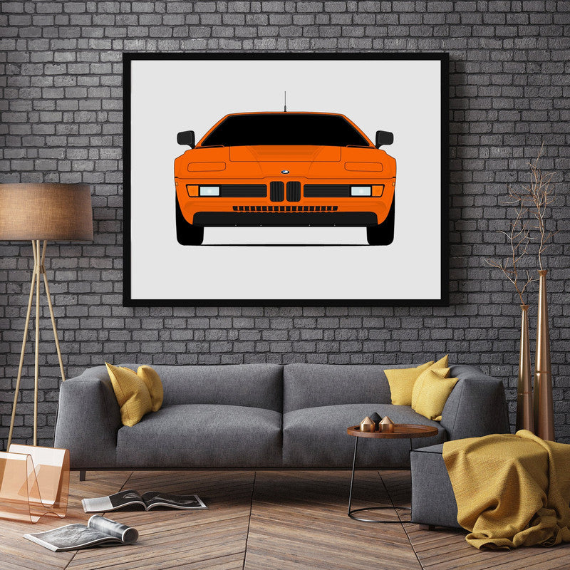 BMW M1 E26 (1978-1981) Poster