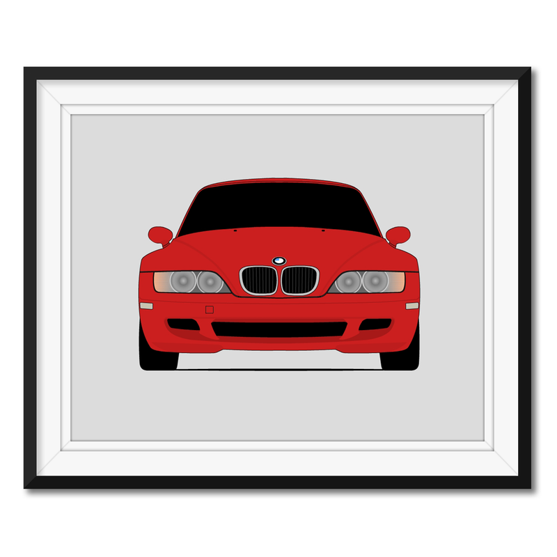 BMW Z3 M E36 Roadster Coupe (1997-2002) Poster