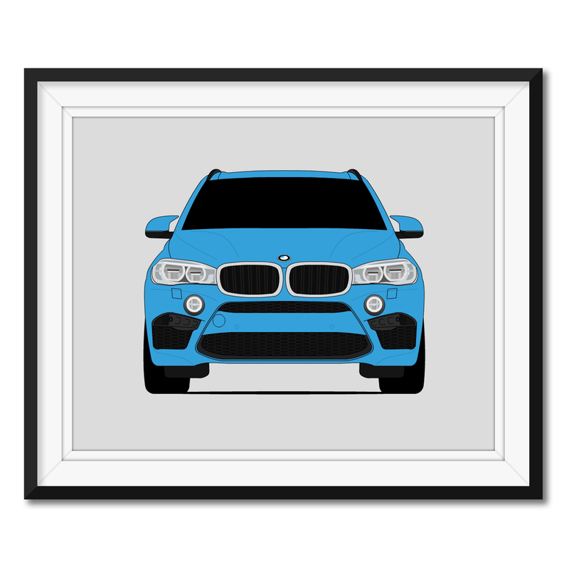 BMW X5 M F85 (X6 M F86) (2014-2018) Poster