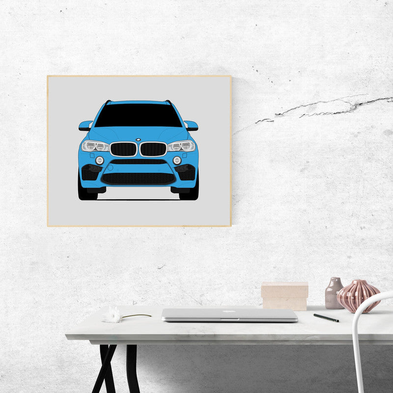 BMW X5 M F85 (X6 M F86) (2014-2018) Poster