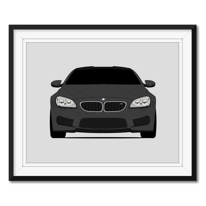 BMW M6 F12 F13 (2013-2019) Poster