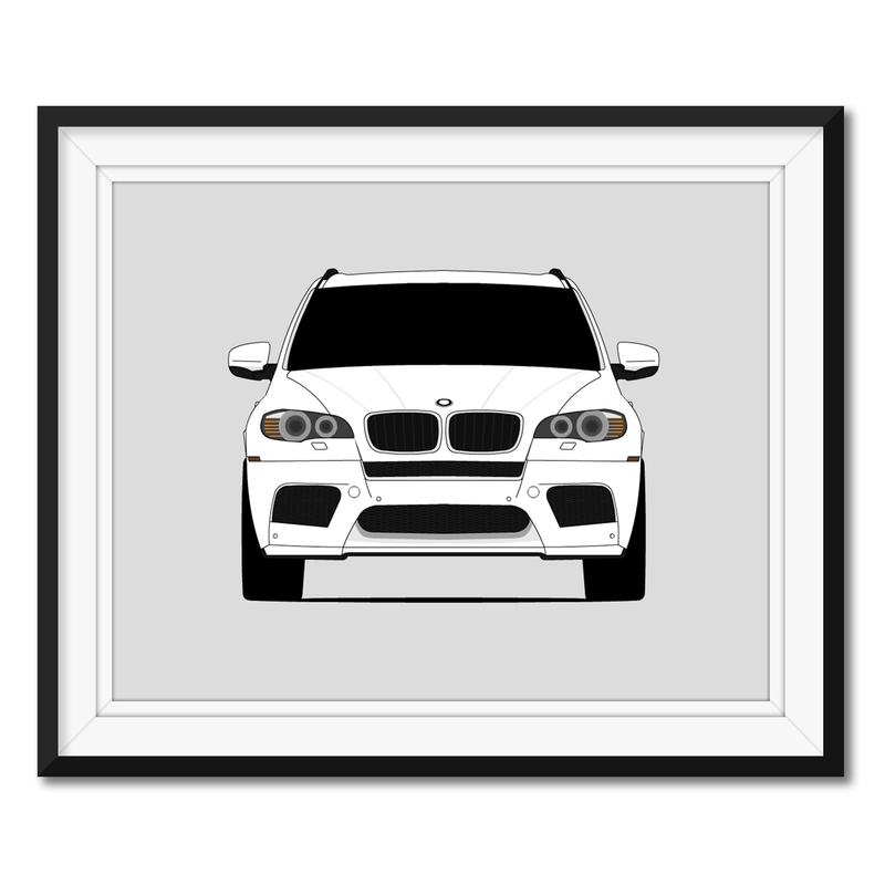 BMW X5 M E70 (X6 M E71) (2010-2013) Poster