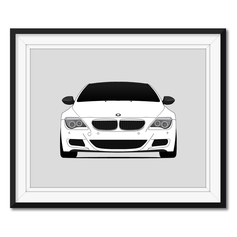 BMW M6 E63 E64 (2005-2010) Poster