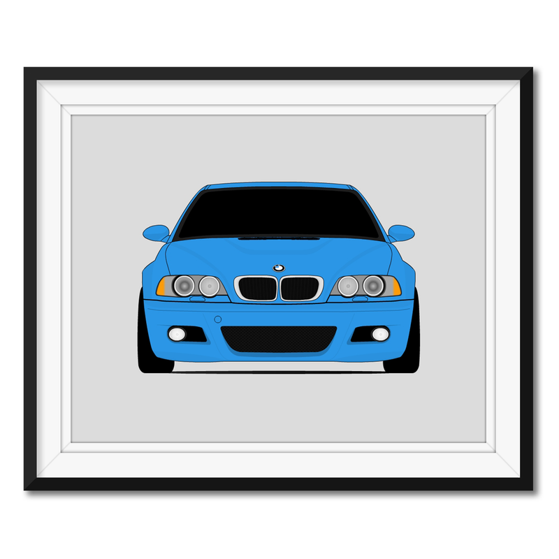 BMW M3 E46 (2001-2006) Poster