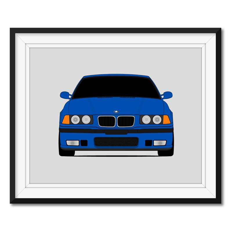 BMW M3 E36 (1995-1999) Poster