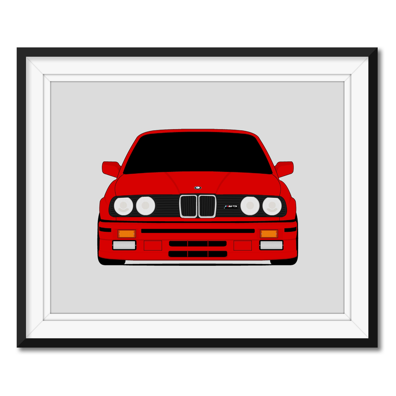 BMW M3 E30 (1986-1991) Poster