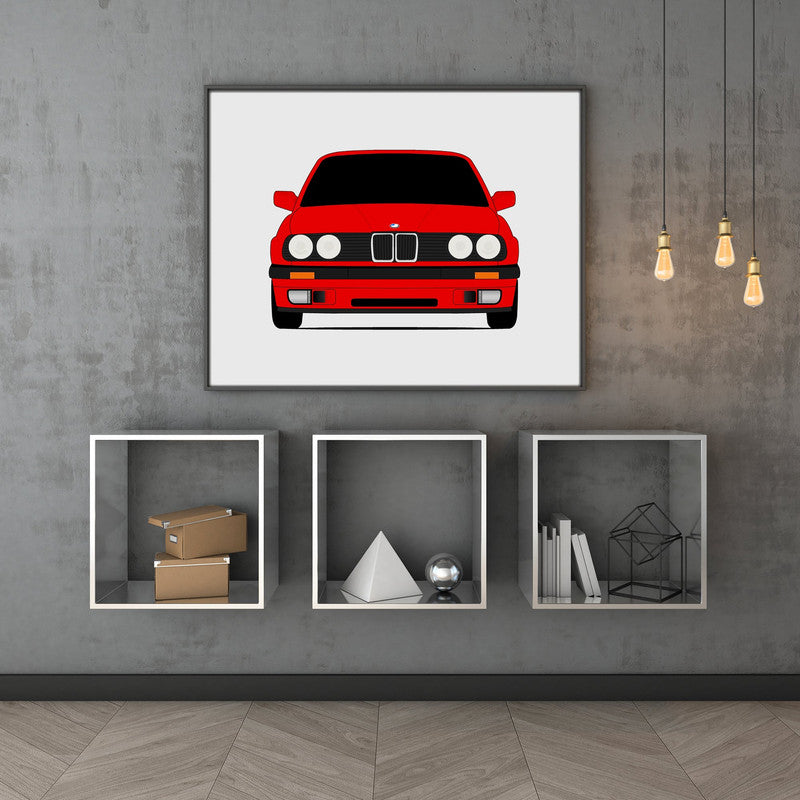 BMW 3 Series E30 (1989-1991) Poster