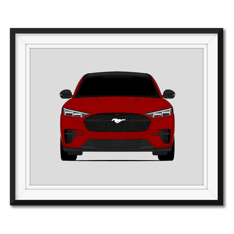 Ford Mustang Mach-E GT (2021-Present) Poster