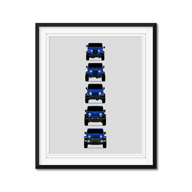 Jeep Wrangler Generations