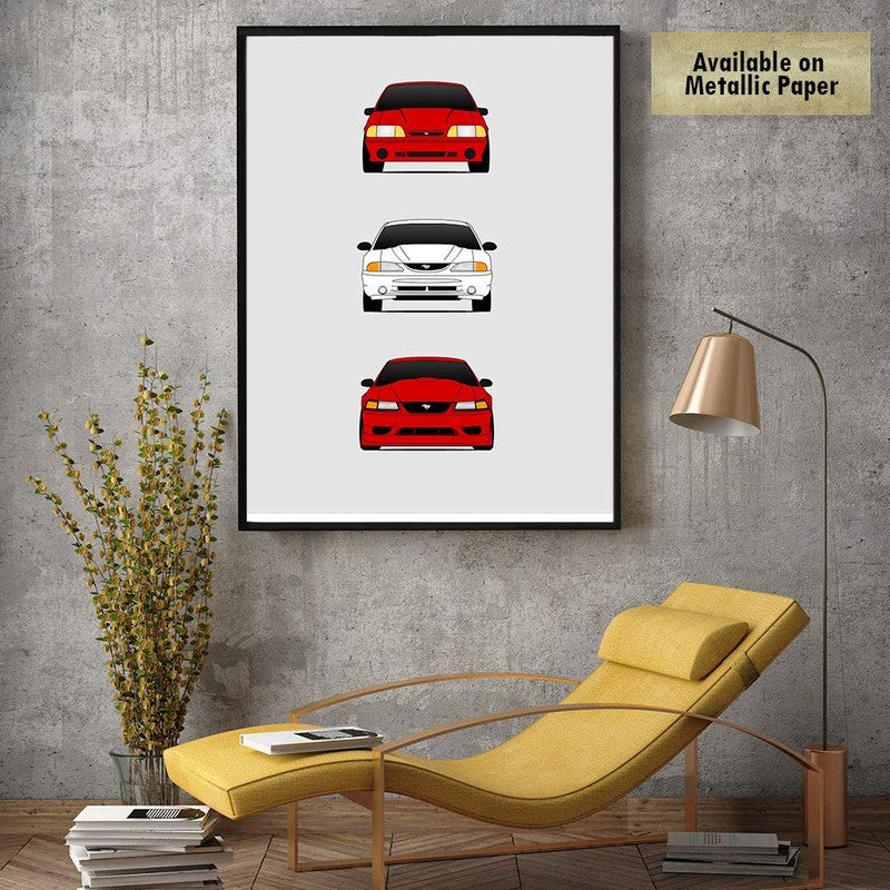 Ford SVT Mustang Cobra R Generations