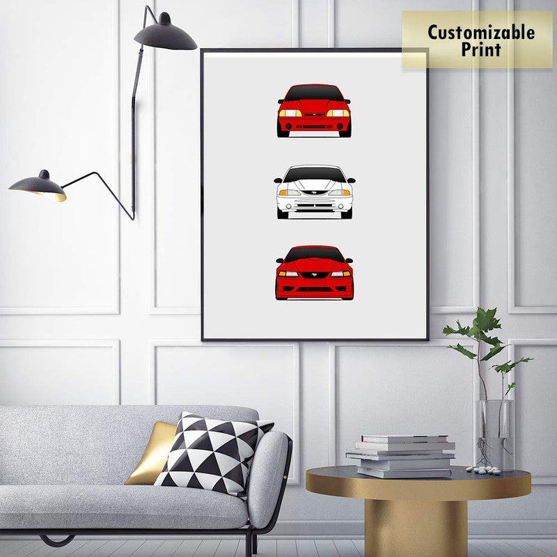 Ford SVT Mustang Cobra R Generations