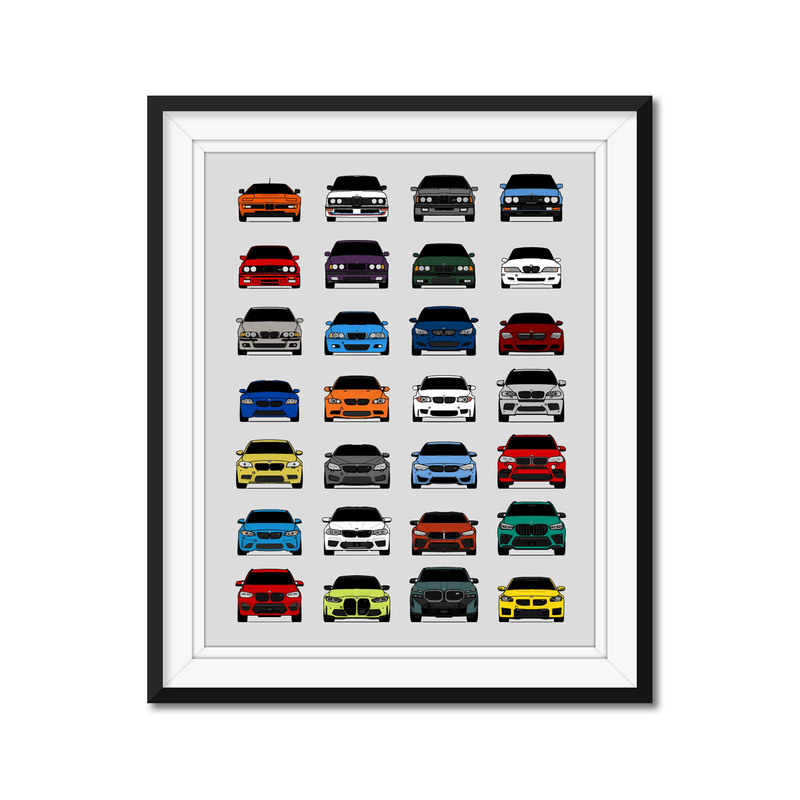 BMW M Car Complete Generations