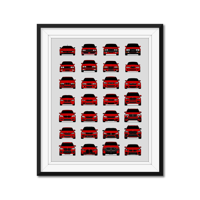 BMW M Car Complete Generations