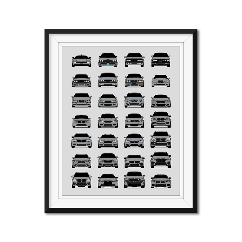 BMW M Car Complete Generations