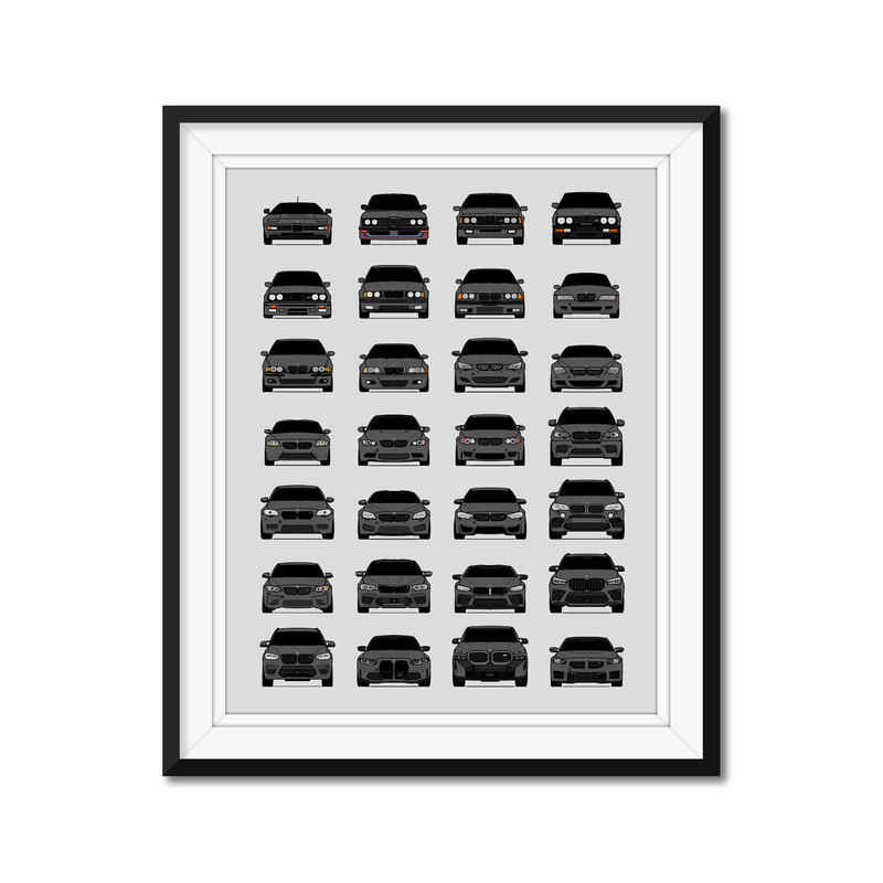 BMW M Car Complete Generations