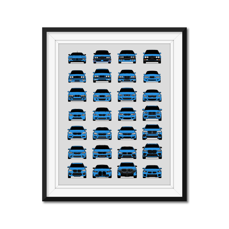 BMW M Car Complete Generations