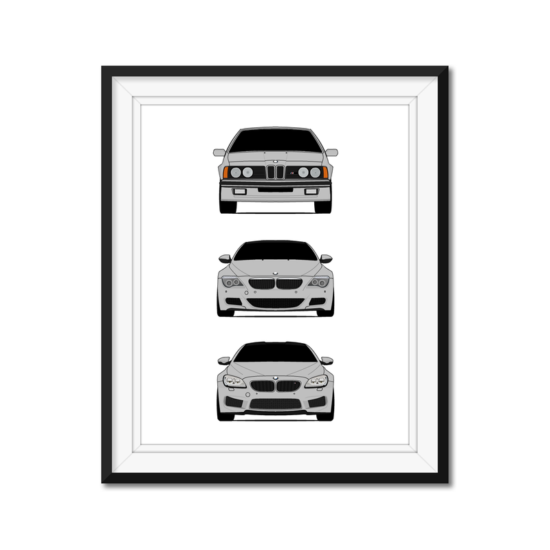 BMW M6 Generations