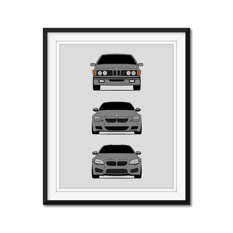 BMW M6 Generations